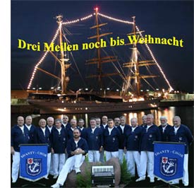 Gorch Fock mit Shantychor